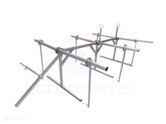 Stalak za bubnjeve mikrocijevi mikrokablova - do 6 bubnjeva