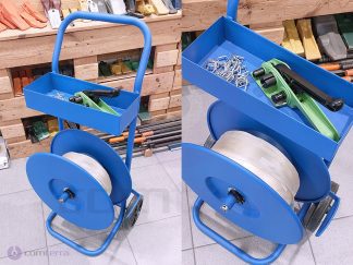 Komplet za pakiranje - Kolica, zatezač H22, PES traka 600, 500 kopča 19mm