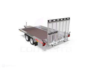 Prikolica za radne strojeve 3500 kg - 2 osovine - BUILDER 3 3518-2 S